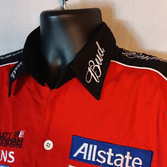 Budweiser Chase Nascar Red Racing Team Shirt for Men - Picture 6 of 8